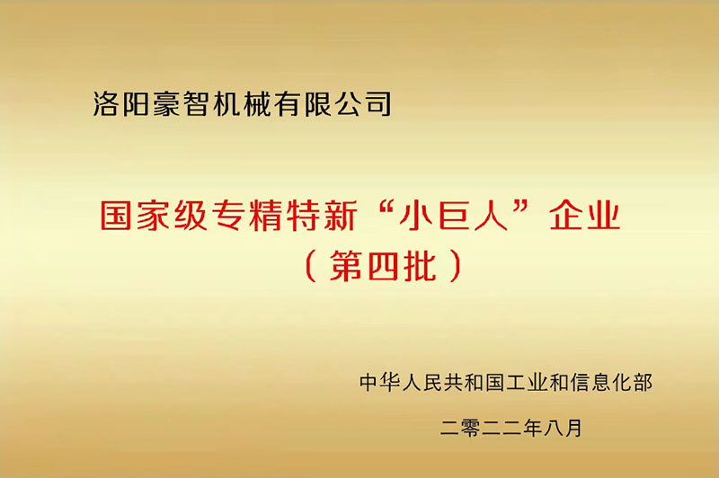 國家級專精特新“小巨人”企業(yè)